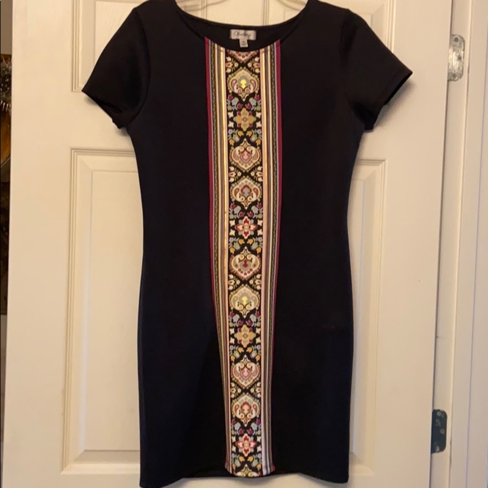 Boho fitted dress